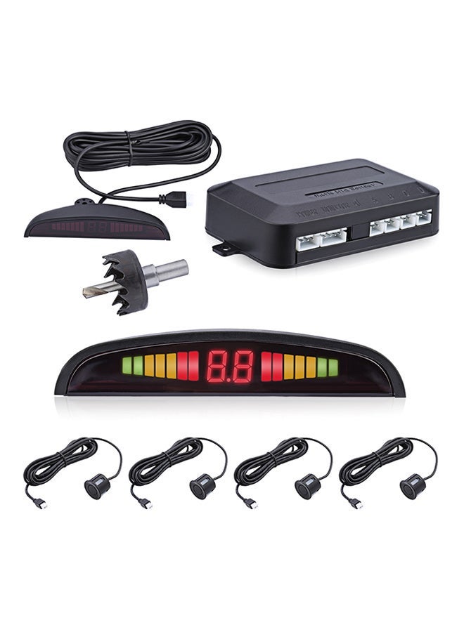 MUNTAQI 4 Parking Sensors Car Reverse Radar System Alarm Kit - Image 1