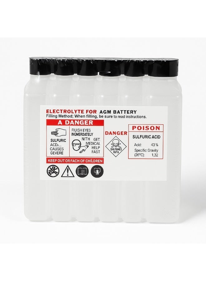 FUKUKAWA YTX5L-BS 12V 5Ah Motorcycle Battery, Refillable Conventional Lead Acid with 6 Pack Electrolyte for Scooter, ATV, Jet Ski & Motorbike - Image 3