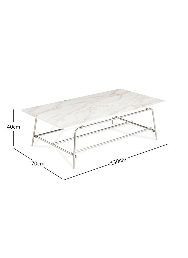 Chiva Square Coffee Table, Silver And Beige - pzsku/ZC1624B0E51BA8C6941CEZ/45/_/1715495094/28b7baf2-f90b-49b6-bde5-ce20a1d3b4bb