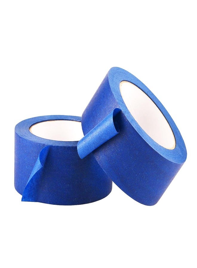 Lichamp Blue Painters Tape 2 inches Wide, 2 Pack Original Blue Masking Tape, 2 inch x 55 Yards x 2 Rolls (110 Total Yards) - Image 1