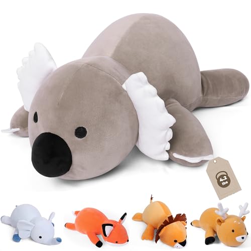 OurHonor 42lbs Koala Weighted Stuffed Animals Weighted Stuffed Animal Plush 24 Giant Koala Stuffed Animal Pillow Soft Doll Toy Gifts for Kids Adults Women Men Girls Boy - Image 1