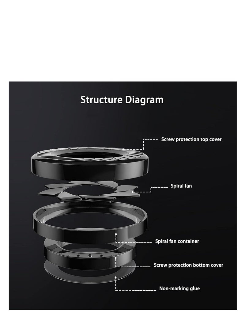 Y&D - Spin Push Start Button Cover Car Engine Stop to Ignition Protective Anti-Scratch Universal Decoration Protector Ring Gift for Birthday - Image 1