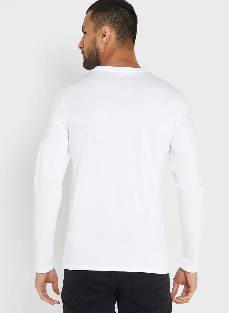 GUESS Logo Printed T-Shirt
