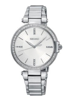 Seiko Ladies' Hand Watch QUARTZ Stainless Band Silver Dial SRZ515P1 