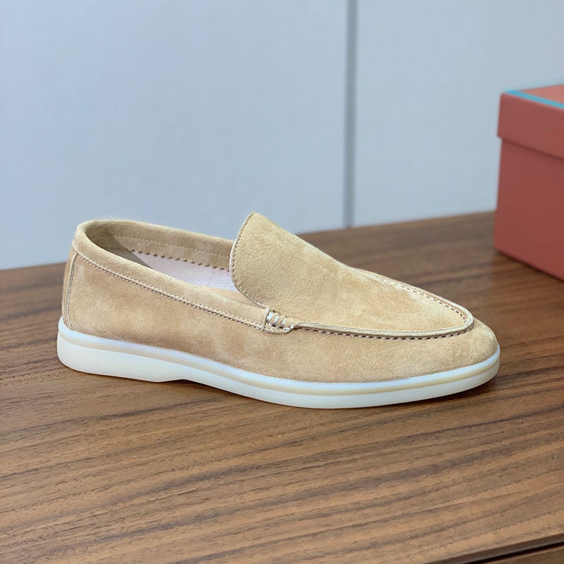 Loafers Lovers Shoes Flat Slip-On Lazy Comfortable Casual Plus Size Shoes Bean Shoes - Image 4