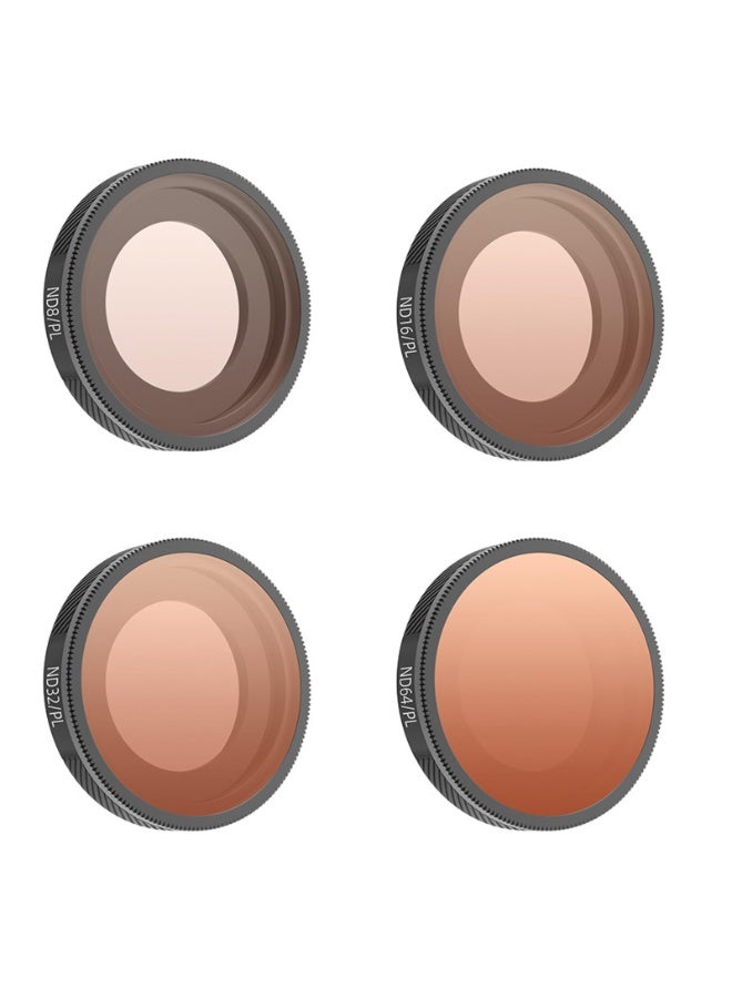 ND CPL Camera Lens Filter Compatible with Insta360 GO Ultra, ND/PL Adjustable Polarizer w/Neutral Density Filters, Multi Layer HD Optical Glass (4 Pack ND8/PL+ND16/PL+ND32/PL+ND64/PL) - Image 1