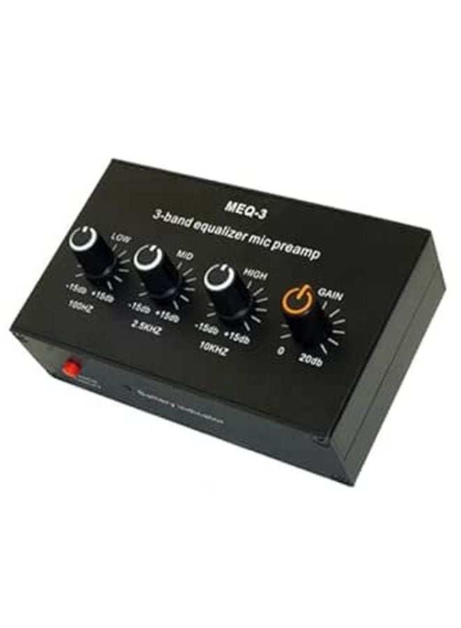 Professional Microphone Preamplifier with Tone Control and Long Battery Life for Live Sound - Image 1