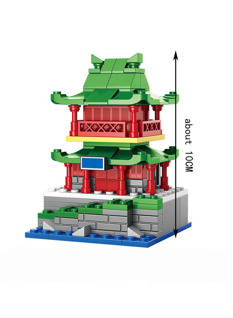 Penglai Pavilion 112pcs Street View Series Building Blocks Assembly Kit Games And Engineering Toys, Home Decoration, Building Model Creative Gifts - Image 2