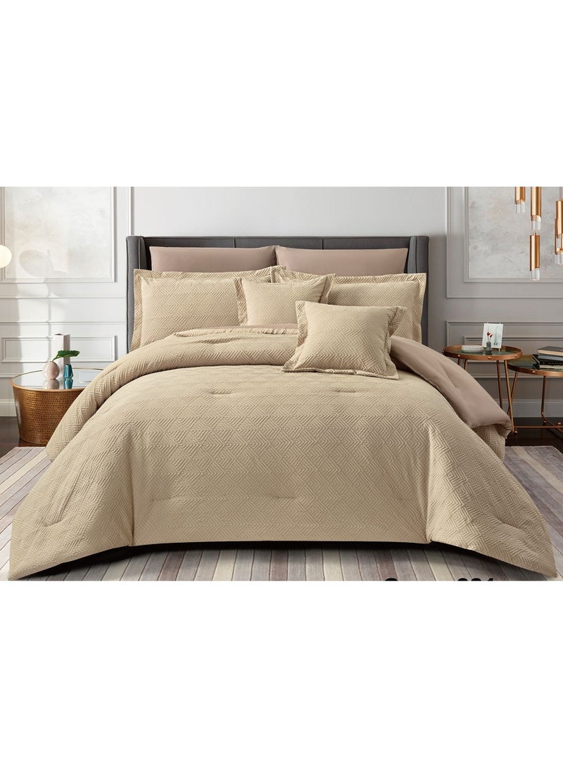 مارك مفرش نفرين صيفي بتصميم حصري منقوش ليضيف الجمال إلى غرفتك من المايكروفايبر مقاس 240*260 سم - Image 1