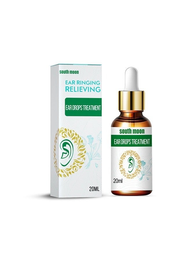 SOUTH MOON Ear Ringing Relieving 20ml, Pain Relief and Earache Drops, Fast Absorption and Deep Penetration, Soothe Tinnitus with Gentle and Comfort,Inhibit Bacteria - Image 1