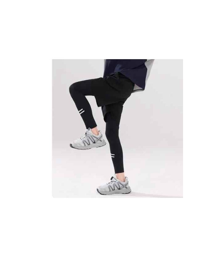 Children's Long Sleeved Long Pants Two-Piece Running Basketball Training Quick Drying Sports Suit  - Image 2