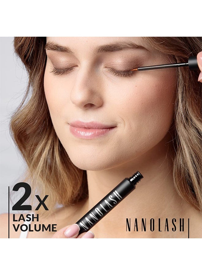 Nanolash Eyelash Growth Serum Conditioner 3ML, Lash Growth Serum For Fuller, Thicker & Stronger Lashes And Eyebrows, Irritation-Free Formula, Lash Boost For Longer Lashes - Image 4
