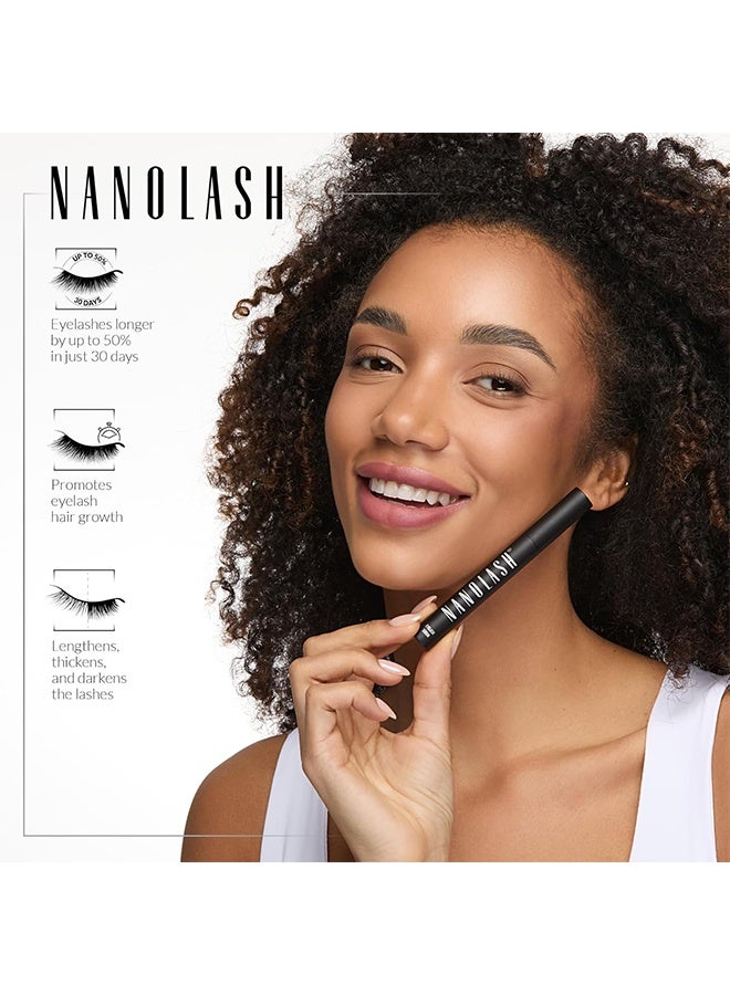 Nanolash Eyelash Growth Serum Conditioner 3ML, Lash Growth Serum For Fuller, Thicker & Stronger Lashes And Eyebrows, Irritation-Free Formula, Lash Boost For Longer Lashes - Image 5