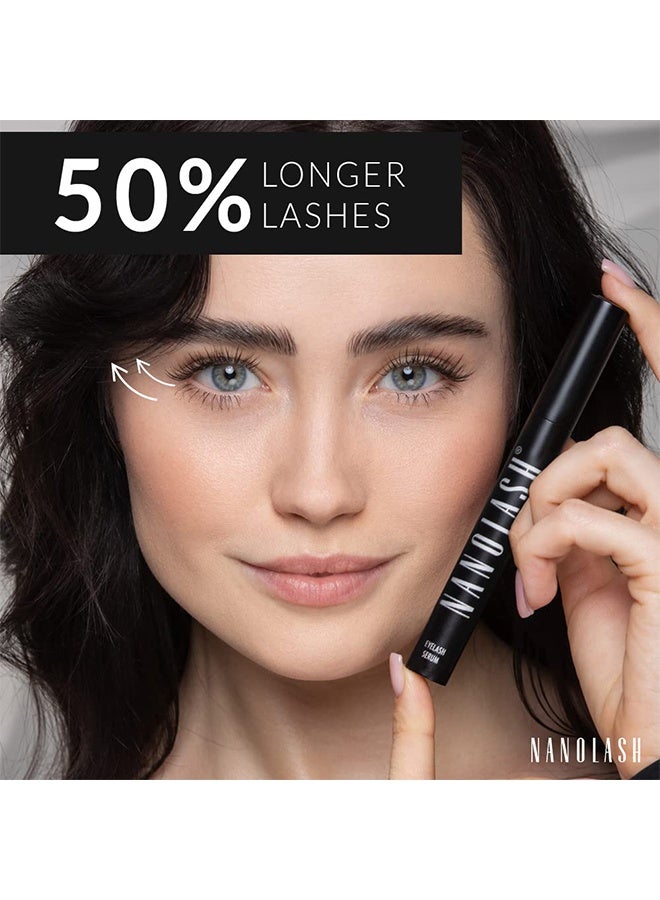Nanolash Eyelash Growth Serum Conditioner 3ML, Lash Growth Serum For Fuller, Thicker & Stronger Lashes And Eyebrows, Irritation-Free Formula, Lash Boost For Longer Lashes - Image 3