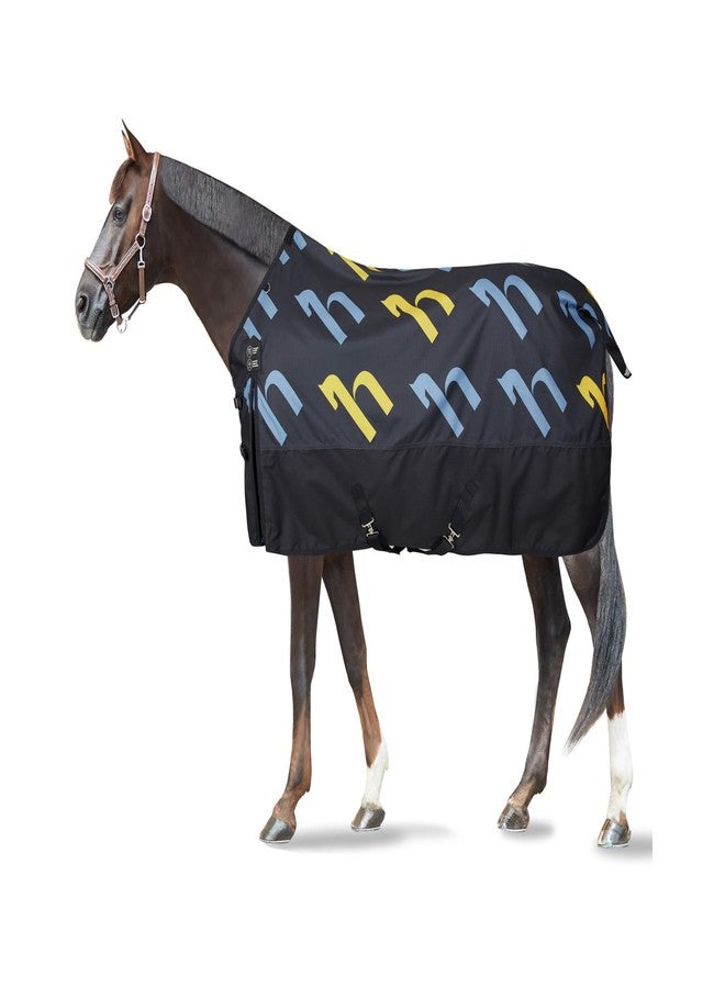 HORZE Nevada 1200D Lightweight Waterproof Horse Turnout Rain Sheet (No Fill) - Dark Navy - 69 in - Image 3
