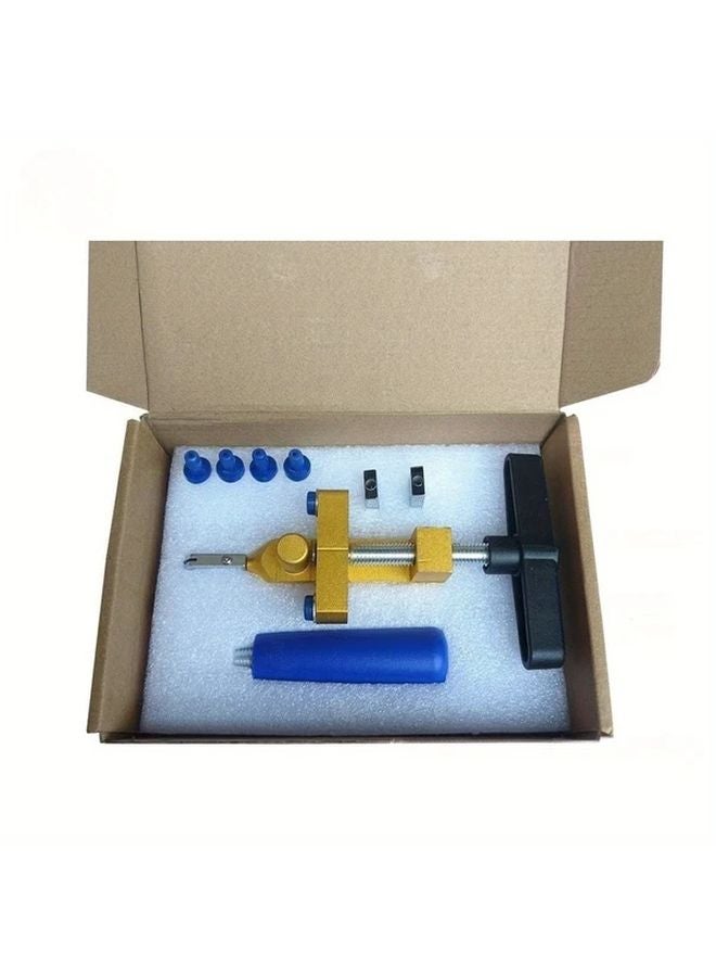 Golden Dual Function Glass Knife Tile Cutter Portable Handheld Tool with Replacement Blades - Image 5