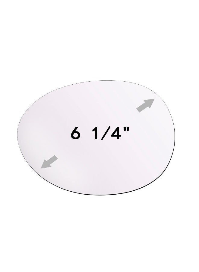 Reyee زجاج مرآة جانبية ReYee مناسب لسيارة ميني كوبر 2014-2022 ميني كوبر كلوبمان 2016-2018 ميني كوبر كانتريمان 2017 استبدال زجاج مرآة السائق الجانبية اليسرى بدون لوحة خلفية مسطحة بما في ذلك لاصق - Image 3