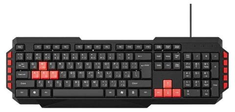 Gamma K-18 Wired Gaming Keyboard – Arabic/English Layout, Suspension Keys, Ergonomic Design