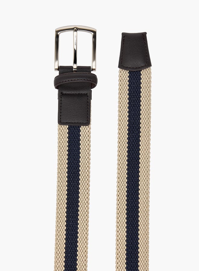 LBL by Shoexpress Men's Textured Belt with Pin Buckle Closure  - Image 4