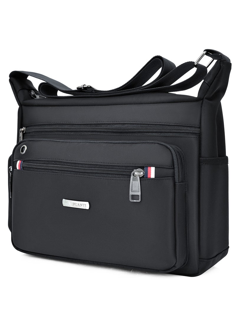 Qiccijoo Messenger Bag for Men,Shoulder Bag for All-Purpose Use Travel Bag Sling Bag Crossbody Bags for Work Business(Black) - pzsku/ZC16345D9D2CA9EB43D43Z/45/_/1705127207/62f46610-81bb-454a-ad3b-7932d555263a