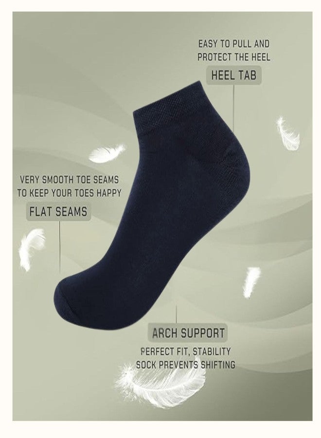 JEMOX UNAAR MOX | Ankle Length | Odour-Free & Breathable | Padded Base & Anti-bacterial | 3X Softer than Cotton Pack of 5 - Image 4