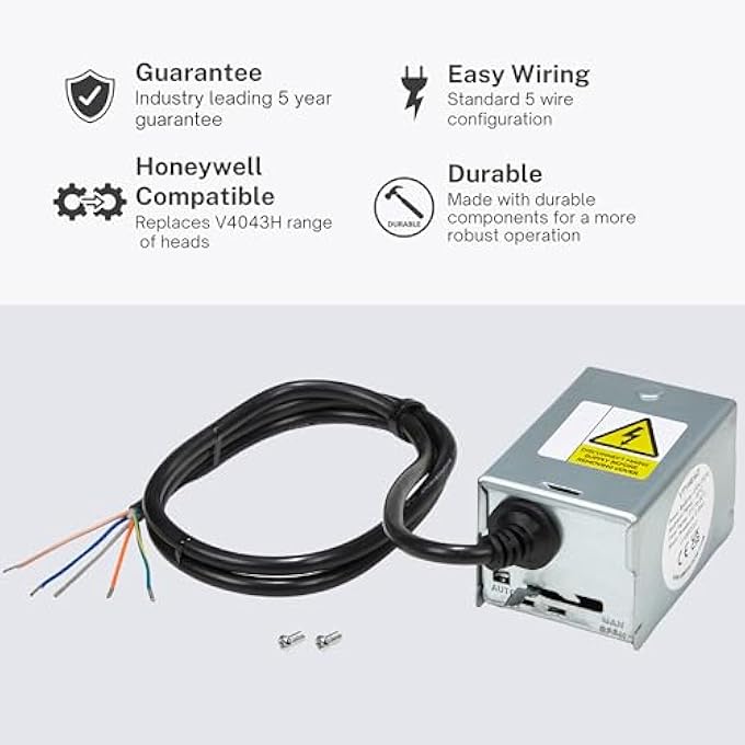 VT1 2 PORT VALVE HEAD DIRECT REPLACEMENT FOR HONEYWELL 2 PORT VALVE MOTORISED ACTUATOR V4043H V4043H1056 SUITS 22MM 28MM 1/2" 3/4" 1" 5 YEAR WARRANTY - Image 3