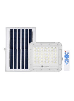 Generic 50 واط 168 قطعة تعمل بالطاقة الشمسية أضواء LED في الهواء الطلق مصباح للطاقة الشمسية 5000 مللي أمبير بطارية السيارات الغسق إلى الفجر ضوء الأضواء الكاشفة الأمن الشمسي  - Image 1