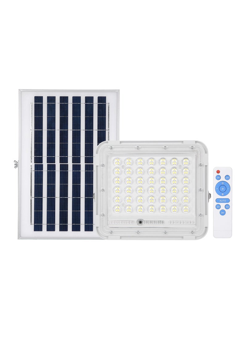 50 واط 168 قطعة تعمل بالطاقة الشمسية أضواء LED في الهواء الطلق مصباح للطاقة الشمسية 5000 مللي أمبير بطارية السيارات الغسق إلى الفجر ضوء الأضواء الكاشفة الأمن الشمسي  - Image 1