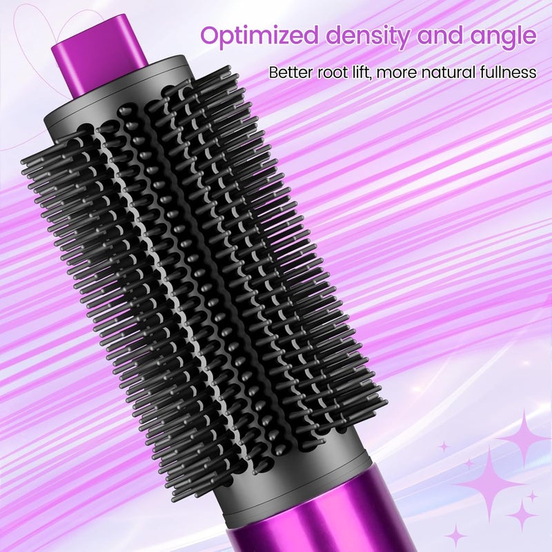 ZEPHBLOW Upgraded Round Volumizing Brush for Dyson Airwrap, Round Brush Attachment Compatible with Airwrap HS01/05/08, Flexible Bristles for Root Lift Volume Frizz Control Styling Volumizing, Rose - Image 5