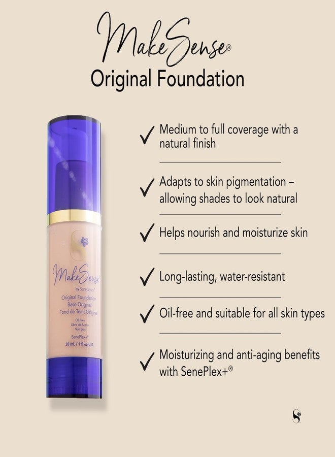 SeneGence MakeSense Original Foundation, Dewy, 1 Fl Oz, Long-Lasting Oil-Free Formula with Skin-Nourishing Ingredients, Water-Resistant - Image 5