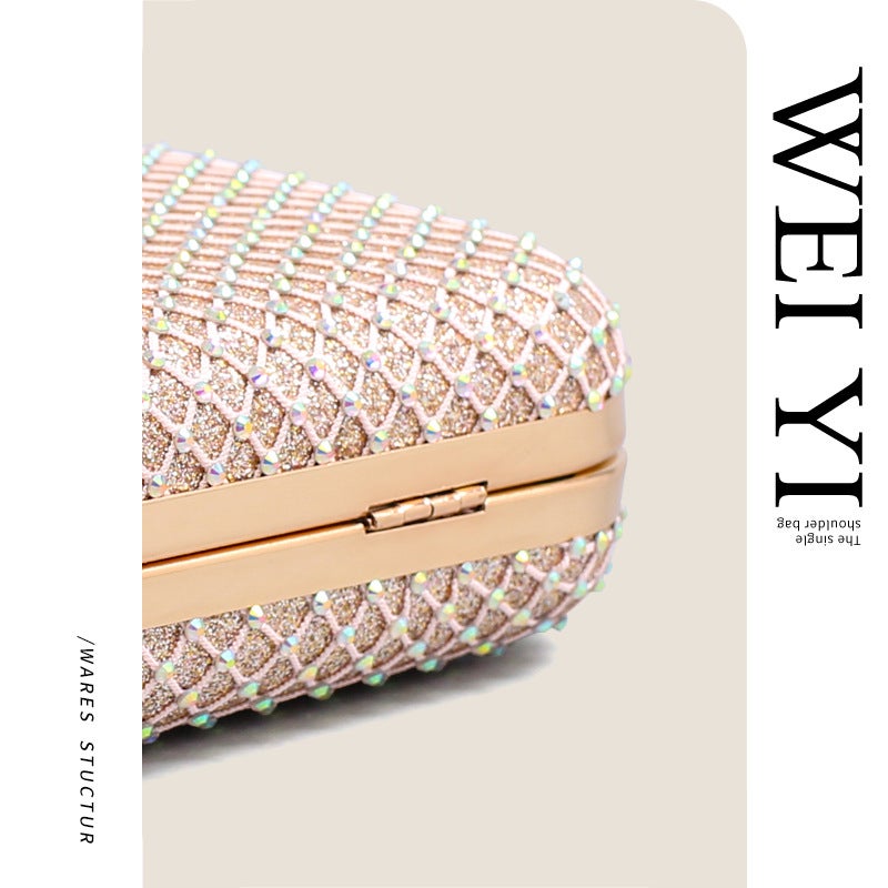 Style Hand-Held Evening Bags, Women'S Pu Leather Banquet Shiny Trendy Stylish Party Clutch Evening Bags For Prom - Image 4