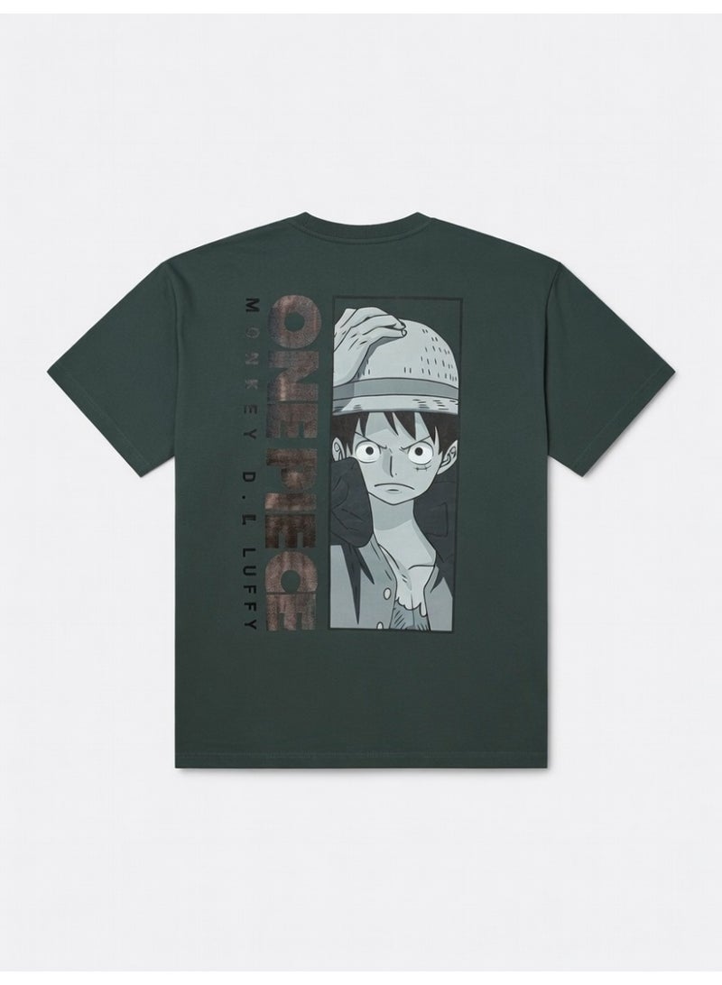One Piece MENS T-SHIRT OVERSIZE DROPPED SHOULDER T-SHIRT - Image 3