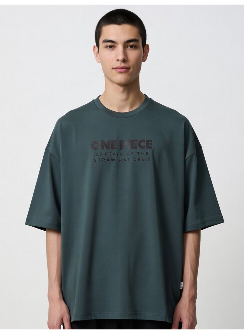 One Piece MENS T-SHIRT OVERSIZE DROPPED SHOULDER T-SHIRT - Image 2