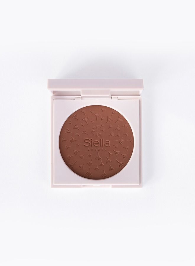 Siella Beauty Bronza Cocoa 01 BRONZER For Face Makeup 12Gm Made In Italy - Image 1