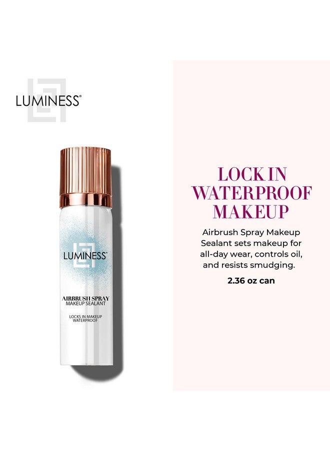 LUMINESS Waterproof Setting Spray For Makeup Airbrush Spray Makeup Sealant (2.36 Fl Oz) Longlasting Face Make Up Spray With Hydrating Mist Helps Control Oil & Replenishes Moisture - Image 2