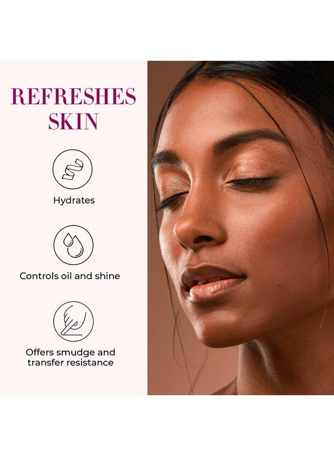 LUMINESS Waterproof Setting Spray For Makeup Airbrush Spray Makeup Sealant (2.36 Fl Oz) Longlasting Face Make Up Spray With Hydrating Mist Helps Control Oil & Replenishes Moisture - Image 3