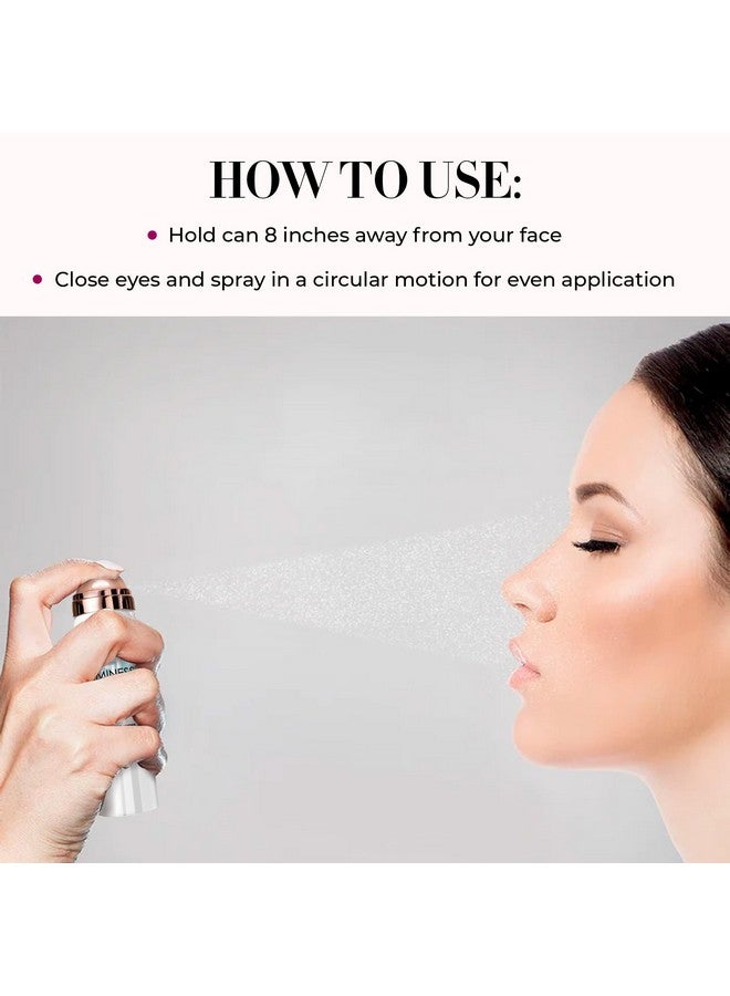 LUMINESS Waterproof Setting Spray For Makeup Airbrush Spray Makeup Sealant (2.36 Fl Oz) Longlasting Face Make Up Spray With Hydrating Mist Helps Control Oil & Replenishes Moisture - Image 4
