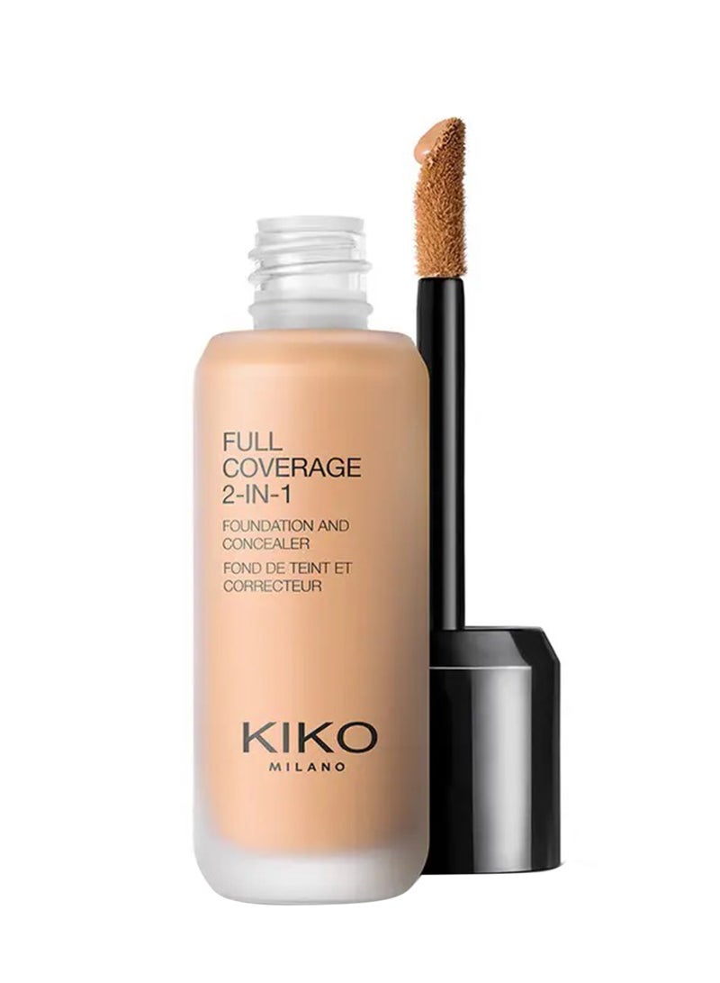 KIKO MILANO Full Coverage 2-In-1 Foundation And Concealer - Image 1