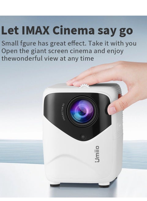 5g Multimedia Android Projector Intelligent Screen Projection Wi-Fi and Bluetooth Portable Indoor & Outdoor Theatre