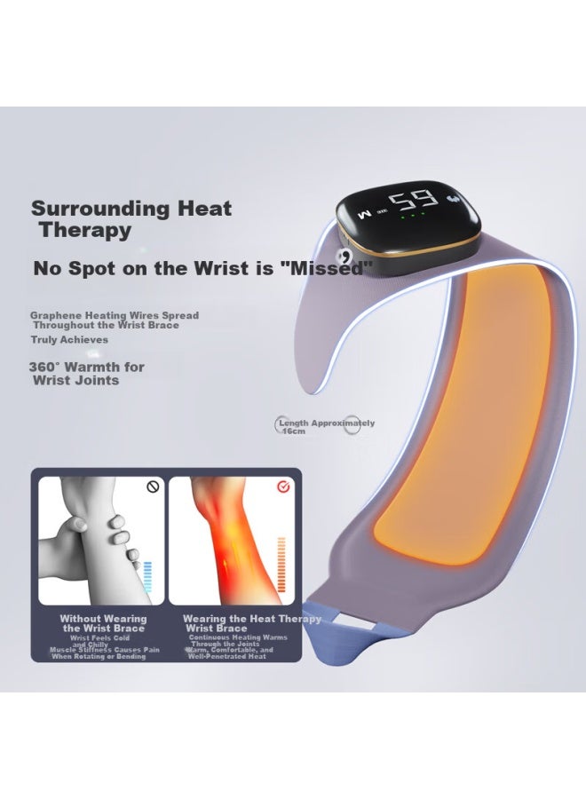 Valsace Medical Grade Electric Heating Wrist Brace For Tendonitis Pain Relief Warm Hand Wrist Heat Therapy Massage For Mom's Hand - Image 2
