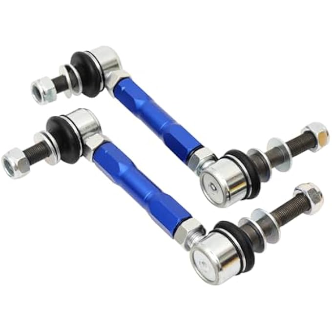 JS SUPER WORK Adjustable Sway Bar LinkFront Stabilizer Bar Link Kit Fit For T0Y0Ta Fj CruiserFortunerHiluxLand Cruiser Prado12Mm Ball Joint Link - Image 2