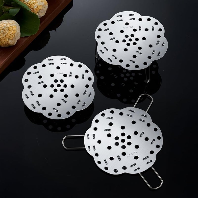 Stainless Steel Expandable Steaming Rack for Cooking Pots, Folding Steam Basket Insert, Healthy Food Steamer for Vegetables, Eggs, Potatoes, Corn, Durable Kitchen Accessory 15.5 cm - Image 5