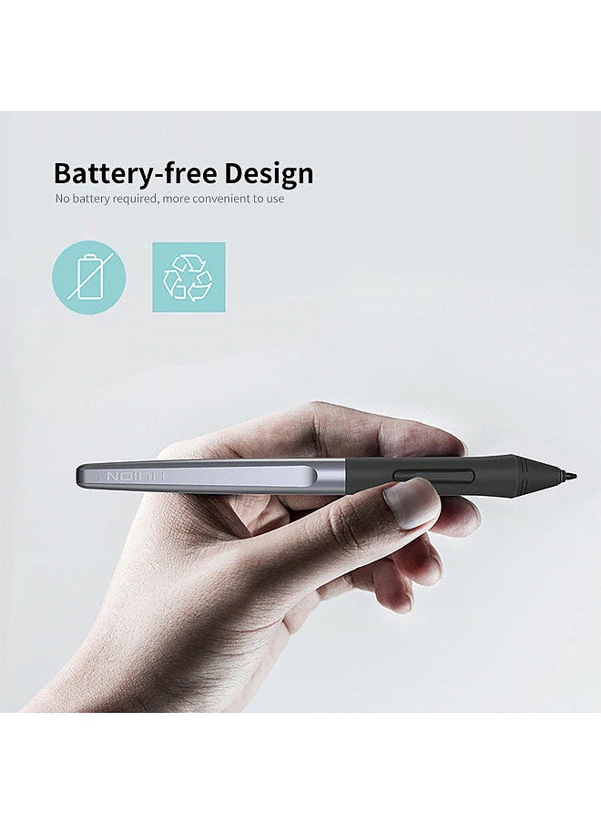 PW100 Digital Pen Battery-free Digital Pen with 2 Programmable Buttons for H1060P H610PRO V2 Graphic Tablets