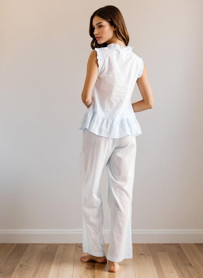 سبلاش فيڤ طقم بيجامة بطبعة نقاط سويسرية - Image 3