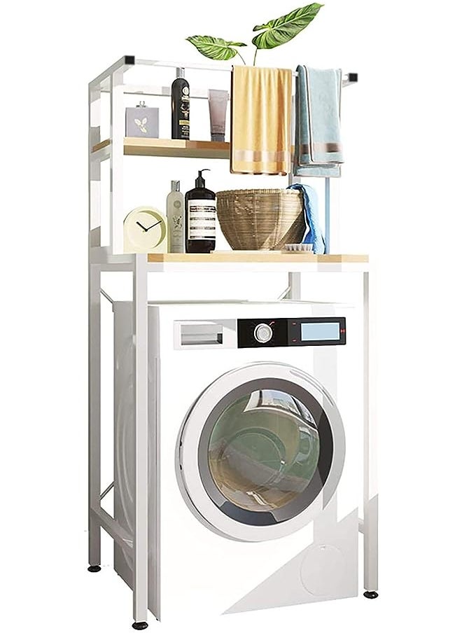 HOOME Bathroom Space Saver,Over The Toliet,The Drum Washing Machine Rack,Bathroom Corner Stand Storage Organizer Accessories,Bathroom Tower Shelf,Space Saver (2 Shelf, White) - pzsku/ZC163D01DD76CC9423673Z/45/_/1694762918/ad470a2e-04f5-4ad3-9e67-5f60d736f0c9