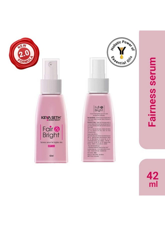 Keya Seth Aromatherapy Keya Seth Aromatherapy “Fair & Bright “Serum - Non-Greasy Light Weight, Skin Brightening Whitening Nourishing With Quick Absorbing For Men & Women.  - Image 2