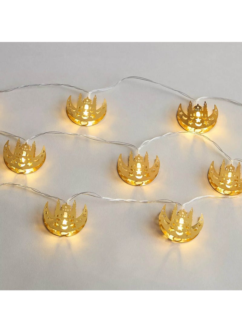 co arma A transparent chain of lamps suitable for the atmosphere of Ramadan, 120 cm  - Image 3