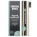 Charcoal Works Adult Charcoal Infused Bamboo Toothbrush Pack of 4 - Image 1