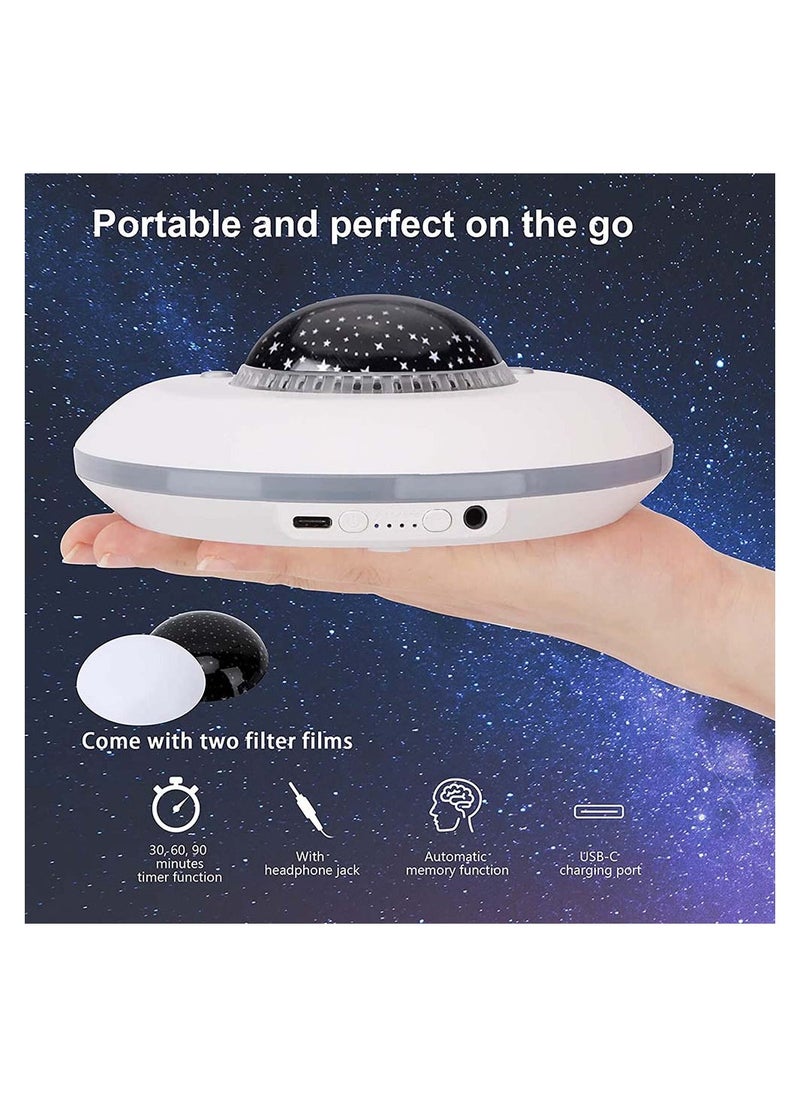 SYOSI - White Noise Machine for Sleeping Baby Kids Adult Sound Machine with Night Light Starry Ambient Light 28 Soothing Sounds Portable Sleep Noise Maker for Home Travel Bedroom Nursery Decor - Image 1