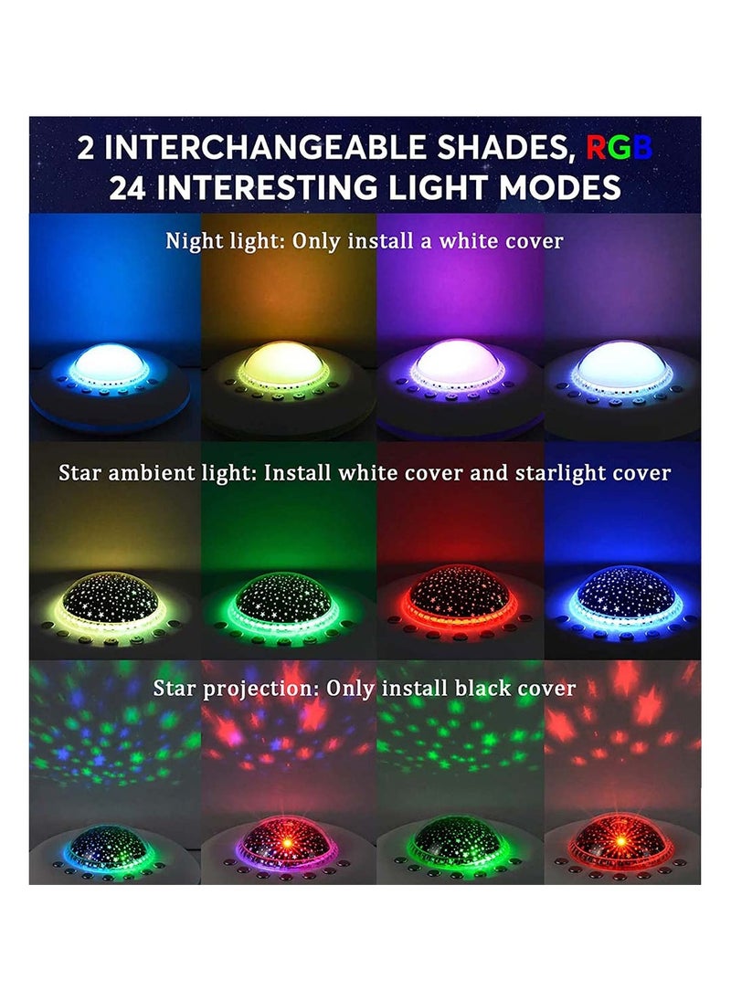 SYOSI - White Noise Machine for Sleeping Baby Kids Adult Sound Machine with Night Light Starry Ambient Light 28 Soothing Sounds Portable Sleep Noise Maker for Home Travel Bedroom Nursery Decor - Image 1